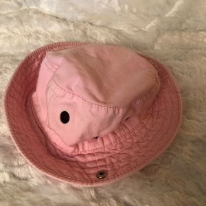 Unbranded Vintage 90s Pink Cotton Vented Sun Hat Medium